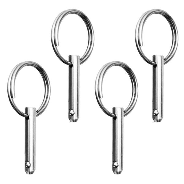 pool & accessories 4 pieces bimini boat deck hinge quick release pins 1/4'' - marine grade 316 stainless steel pin
pool & accessories 4 pieces bimini boat deck hinge quick release pins 1/4'' - marine grade 316 stainless steel pin
