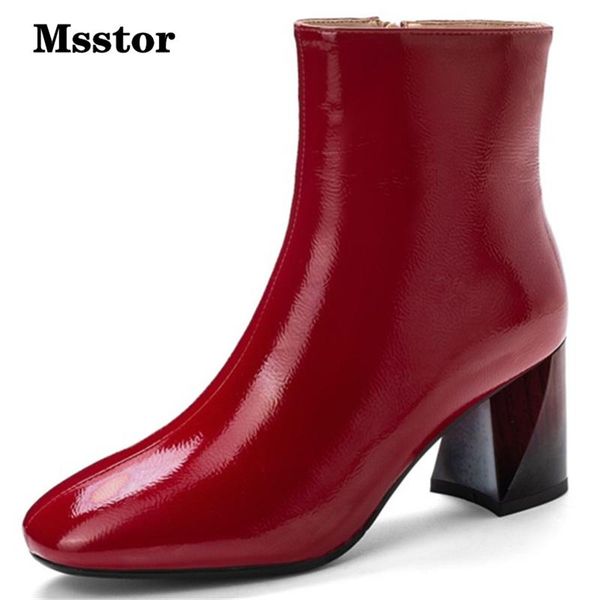 boots red women sewing short plush fashion party winter ankle square toe high heels shoes zipper, Black
boots red women sewing short plush fashion party winter ankle square toe high heels shoes zipper, Black