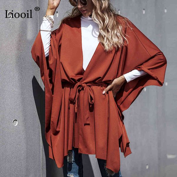 jacket casual loose asymmetric cardigan women autumn lace up draped batwing sleeve v neck female red coats and jackets hc7x, Black;brown
jacket casual loose asymmetric cardigan women autumn lace up draped batwing sleeve v neck female red coats and jackets hc7x, Black;brown