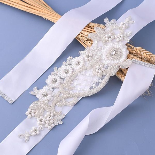 wedding sashes s91 belts pearl satin rhinestone bridal dress belt diamond for evening dresses prom women, White
wedding sashes s91 belts pearl satin rhinestone bridal dress belt diamond for evening dresses prom women, White
