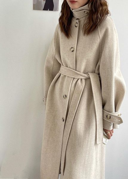 women's wool & blends long coat female jacket women double sides cashmere autumn vintage winter overcoat clothes abrigos mujer, Black
women's wool & blends long coat female jacket women double sides cashmere autumn vintage winter overcoat clothes abrigos mujer, Black