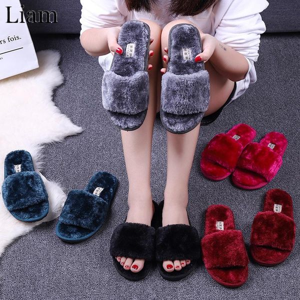 slippers liam pure color home slipper women dark blue red black fuzzy slides winter casual comfortable shoes chaussures femme 37 38 39
slippers liam pure color home slipper women dark blue red black fuzzy slides winter casual comfortable shoes chaussures femme 37 38 39