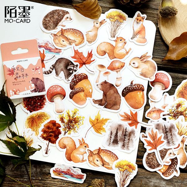 46 pcs/pack autumn forest party adhesive diy stickers decorative album diary stick label decor stationery stickers
46 pcs/pack autumn forest party adhesive diy stickers decorative album diary stick label decor stationery stickers