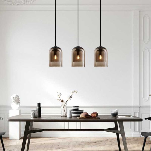 post-modern simple single-headed glass pendant lamp restaurant cafe bedroom bedside light lamps
post-modern simple single-headed glass pendant lamp restaurant cafe bedroom bedside light lamps