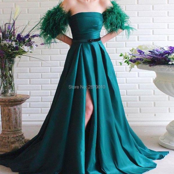 party dresses glamorous boat neck a-line evening dress floor-length slit feathers prom vestido de festa robe soiree aibye 2021 dubai, White;black
party dresses glamorous boat neck a-line evening dress floor-length slit feathers prom vestido de festa robe soiree aibye 2021 dubai, White;black