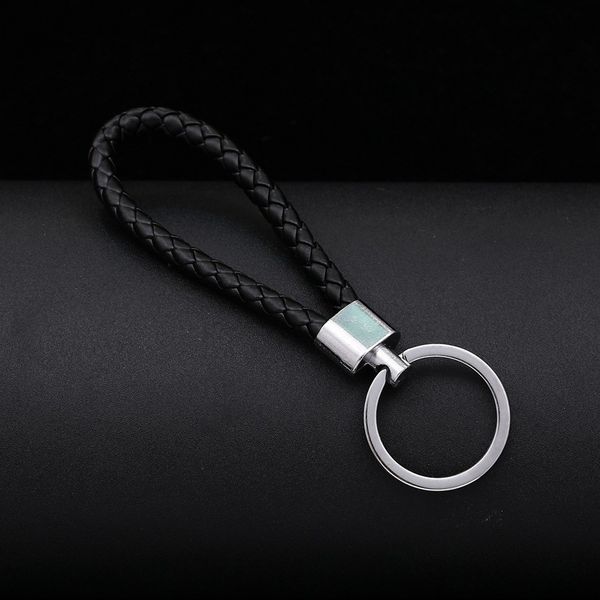 leather rope keychain key ring metal couple cartoon accessories leather men and women car keychain pendant knit rope, Silver
leather rope keychain key ring metal couple cartoon accessories leather men and women car keychain pendant knit rope, Silver