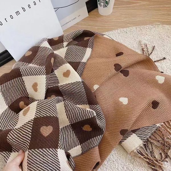 literary plaid design + heart-shaped printing scarf girl fashion long scerves soft and comfortable autumn and winter shawl, Blue;gray
literary plaid design + heart-shaped printing scarf girl fashion long scerves soft and comfortable autumn and winter shawl, Blue;gray