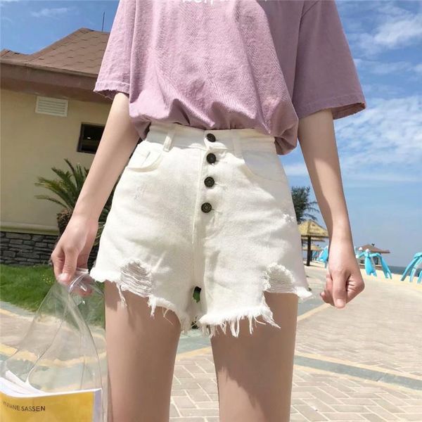 women's jeans autumn and winter street solid color high waist denim shorts women, trend washed hole ladies, Blue
women's jeans autumn and winter street solid color high waist denim shorts women, trend washed hole ladies, Blue