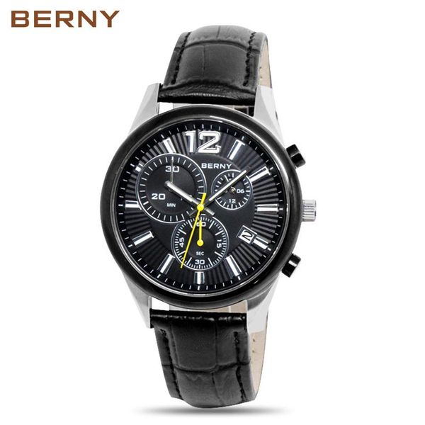wristwatches men's watch quartz multi-function waterproof relogio masculino leather strap saat montre homme luxury wristwatch male cloc, Slivery;brown
wristwatches men's watch quartz multi-function waterproof relogio masculino leather strap saat montre homme luxury wristwatch male cloc, Slivery;brown