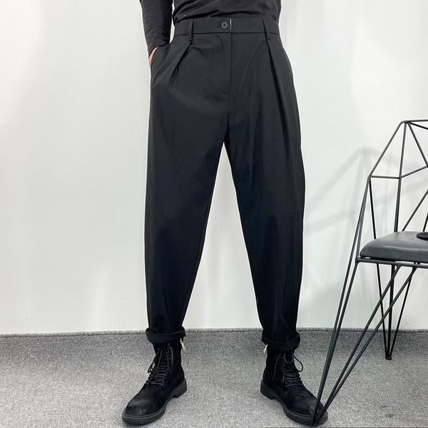 men's pants original trendy casual simple fashion no iron loose trousers, Black
men's pants original trendy casual simple fashion no iron loose trousers, Black