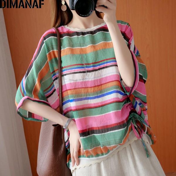 women's blouses & shirts dimanaf summer plus size women blouse shirt lady tunic cotton striped print loose casual oversize female clot, White
women's blouses & shirts dimanaf summer plus size women blouse shirt lady tunic cotton striped print loose casual oversize female clot, White
