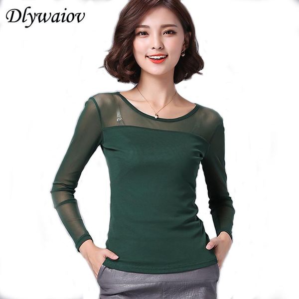 mesh long sleeve female shirts slim elastic women blouse o neck bottoming solid modis femme shirt 2021 spring women's blouses &, White
mesh long sleeve female shirts slim elastic women blouse o neck bottoming solid modis femme shirt 2021 spring women's blouses &, White