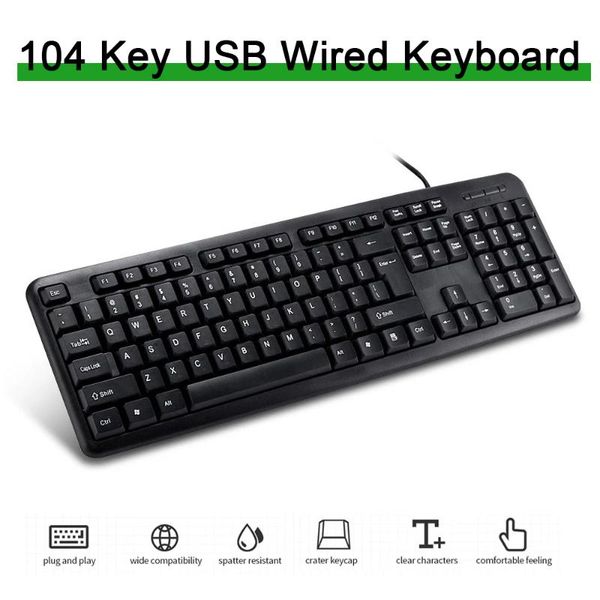 keyboards usb wired keyboard 104 key portable office gaming chocolate for lappc black
keyboards usb wired keyboard 104 key portable office gaming chocolate for lappc black
