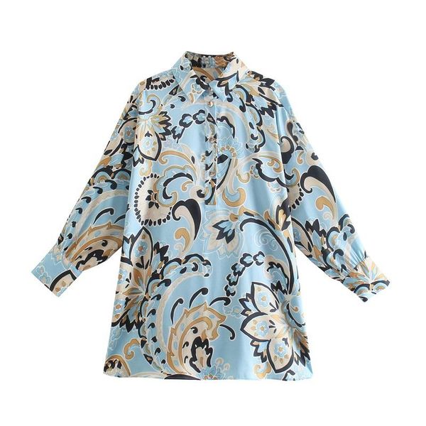 women's blouses & shirts women's women 2022 fashion floral print hem slit vintage long sleeve collar loose streetwear, White
women's blouses & shirts women's women 2022 fashion floral print hem slit vintage long sleeve collar loose streetwear, White