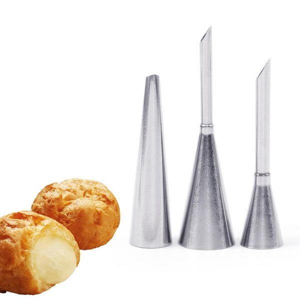 cream horn piping bag nozzles set stainless steel cupcake cake dessert decorators tips for puff pastry tools
cream horn piping bag nozzles set stainless steel cupcake cake dessert decorators tips for puff pastry tools
