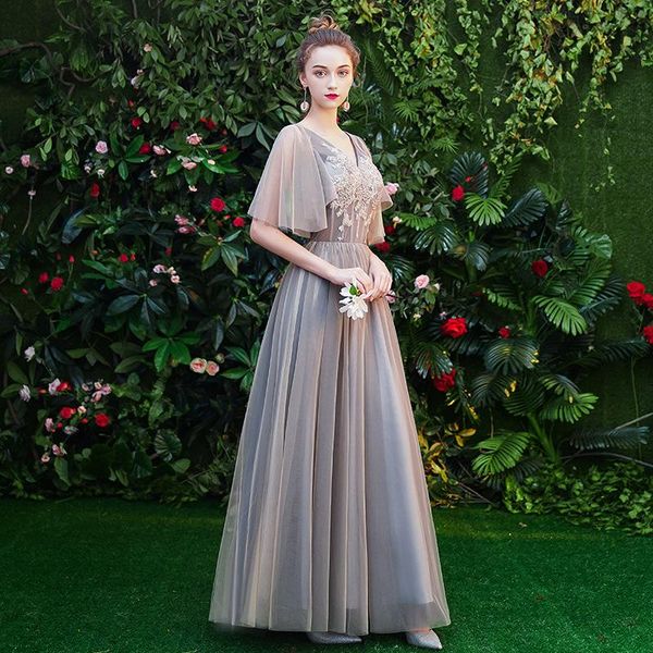 bridesmaid dress female 2021 sister group gray long girlfriends evening ethnic clothing, Red
bridesmaid dress female 2021 sister group gray long girlfriends evening ethnic clothing, Red