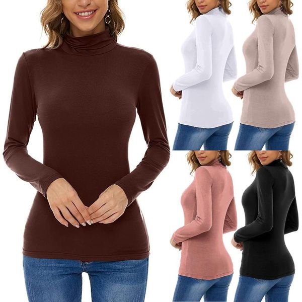 women's blouses & shirts women turtleneck basic base shirt autumn winter korean slim pullover casual soft knit sweater warm jumper, White
women's blouses & shirts women turtleneck basic base shirt autumn winter korean slim pullover casual soft knit sweater warm jumper, White