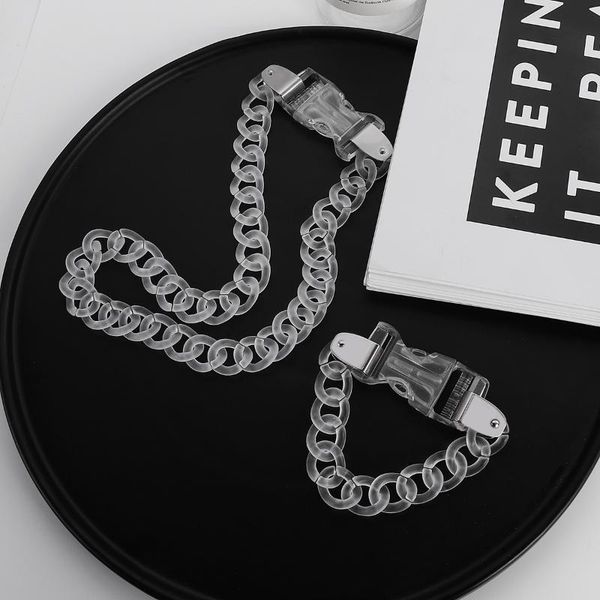 chokers selling matte transparent acrylic chain choker necklace for women man individuality hip hop accessories trend jewelry, Golden;silver
chokers selling matte transparent acrylic chain choker necklace for women man individuality hip hop accessories trend jewelry, Golden;silver