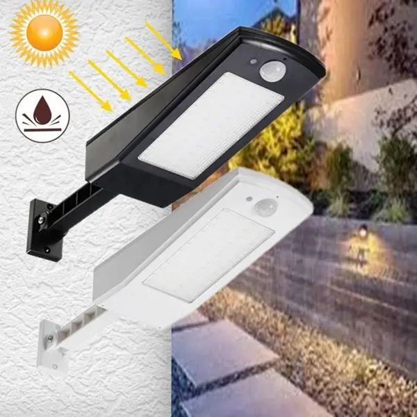 solar powered motion sensor 48 led street light waterproof adujustable wall lamp for outdoor garden - black
solar powered motion sensor 48 led street light waterproof adujustable wall lamp for outdoor garden - black