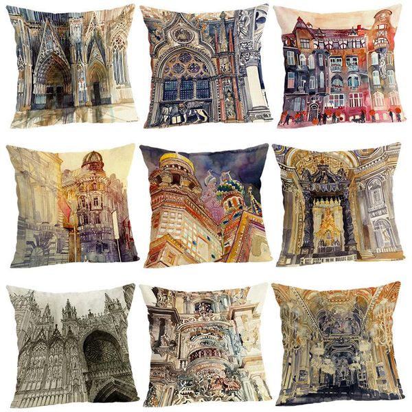 home decor cushion cover scenic classic building print square decorative pillow case 45x45cm cushion/decorative
home decor cushion cover scenic classic building print square decorative pillow case 45x45cm cushion/decorative