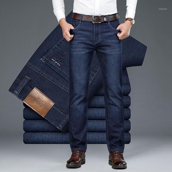men's jeans 2021 casual pants four seasons business straight stretch trousers male brand, Blue
men's jeans 2021 casual pants four seasons business straight stretch trousers male brand, Blue