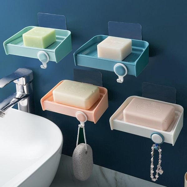 hooks & rails creative with hook drain soap box household double-layer punch-wall hanging holder bathroom
hooks & rails creative with hook drain soap box household double-layer punch-wall hanging holder bathroom