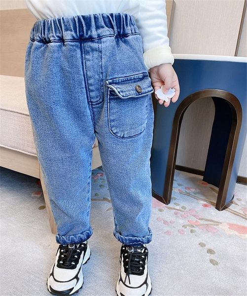 3-7 years winter girls boys thick warm fleece jeans pant with pocket baby kids children denim trousers, Blue
3-7 years winter girls boys thick warm fleece jeans pant with pocket baby kids children denim trousers, Blue
