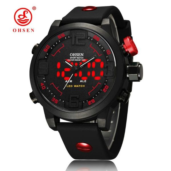 wristwatches 2021 ohsen brand digital quartz men fashion wristwatch 50m diving electronic military red outdoor sport watches reloj hombre, Slivery;brown
wristwatches 2021 ohsen brand digital quartz men fashion wristwatch 50m diving electronic military red outdoor sport watches reloj hombre, Slivery;brown