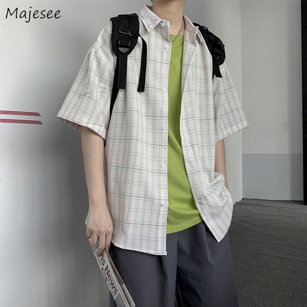 men's casual shirts men plaid printed half sleeve plue size -3xl stylish harajuku design preppy male shirt streetwear basic hip hop ch, White;black
men's casual shirts men plaid printed half sleeve plue size -3xl stylish harajuku design preppy male shirt streetwear basic hip hop ch, White;black