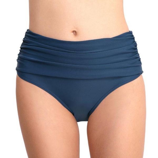 women's swimwear women vintage high waist stretchy pleated bikini bottom stylish two piece separate shorts triangular blue/black size, White;black
women's swimwear women vintage high waist stretchy pleated bikini bottom stylish two piece separate shorts triangular blue/black size, White;black