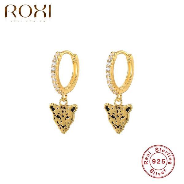 hoop & huggie roxi 925 sterling silver retro earrings for women punk zircon panther head fine jewelry pendientes plata, Golden;silver
hoop & huggie roxi 925 sterling silver retro earrings for women punk zircon panther head fine jewelry pendientes plata, Golden;silver