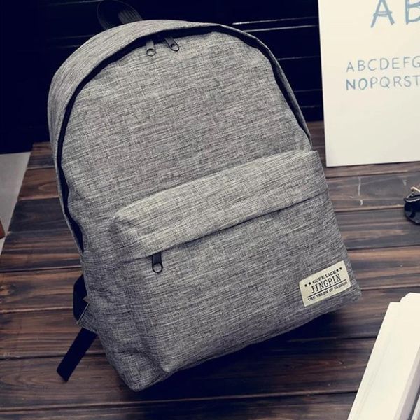 backpack fashion men backpacks adjustable shoulder straps leisure solid color canvas wear resistant simple student 40*30*16cm
backpack fashion men backpacks adjustable shoulder straps leisure solid color canvas wear resistant simple student 40*30*16cm