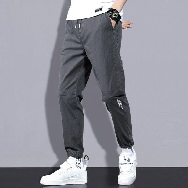 spring and summer casual pants men's loose versatile trend corset overalls youth harun capris fashion brand, Black
spring and summer casual pants men's loose versatile trend corset overalls youth harun capris fashion brand, Black