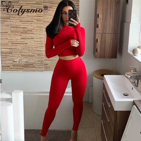 colysmo activewear two piece set and pants spring tracksuit women slim fit pencil 2 sets womens outfits 210527, White
colysmo activewear two piece set and pants spring tracksuit women slim fit pencil 2 sets womens outfits 210527, White