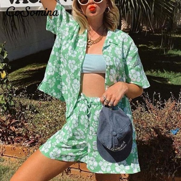 women's tracksuits cosomina casual two-pieces women short set print v-neck beach summer holiday female suit sets lace up shorts ladies, Gray
women's tracksuits cosomina casual two-pieces women short set print v-neck beach summer holiday female suit sets lace up shorts ladies, Gray