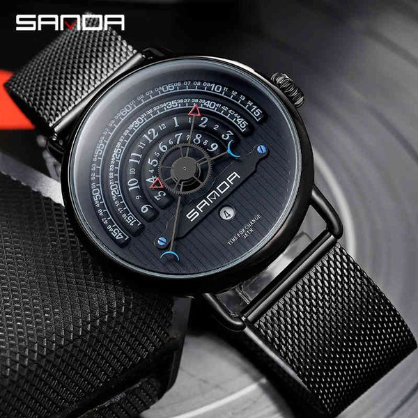 sanda black wrist es brand luxury new wristwatch male quartz watch for men clock stainless steel strap hours, Slivery;brown
sanda black wrist es brand luxury new wristwatch male quartz watch for men clock stainless steel strap hours, Slivery;brown