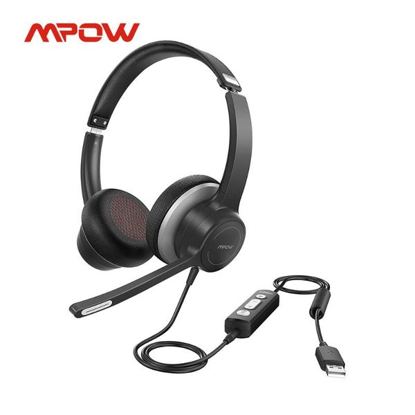 mpow hc6 pro usb wired headset with dual microphone on-ear computer headphone in-line control mute for skype webinar pc headphones & earphon
mpow hc6 pro usb wired headset with dual microphone on-ear computer headphone in-line control mute for skype webinar pc headphones & earphon