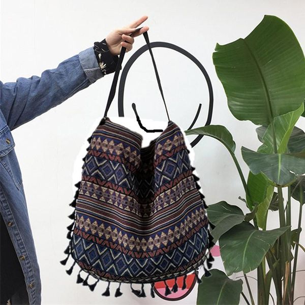 vintage bohemian tassel shoulder bag women nation style fringed stripe large capacity handbags cross body
vintage bohemian tassel shoulder bag women nation style fringed stripe large capacity handbags cross body