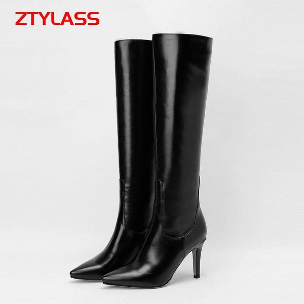 boots 2021 stiletto knee high pu leather women fashion heel long slip on autumn winter woman shoes, Black
boots 2021 stiletto knee high pu leather women fashion heel long slip on autumn winter woman shoes, Black