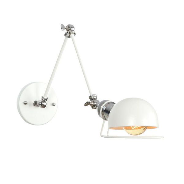 white adjustable industrial wall lamp swiming arm home indoor bedroom loft vintage led lights retro iron wandlamp e27 bulb
white adjustable industrial wall lamp swiming arm home indoor bedroom loft vintage led lights retro iron wandlamp e27 bulb