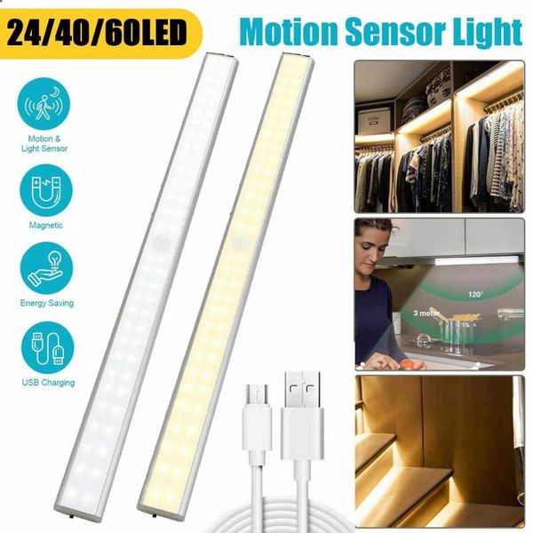 60 leds under cabinet night light motion sensor closet kitchen bedroom lighting wall lamp with magnetic strip
60 leds under cabinet night light motion sensor closet kitchen bedroom lighting wall lamp with magnetic strip
