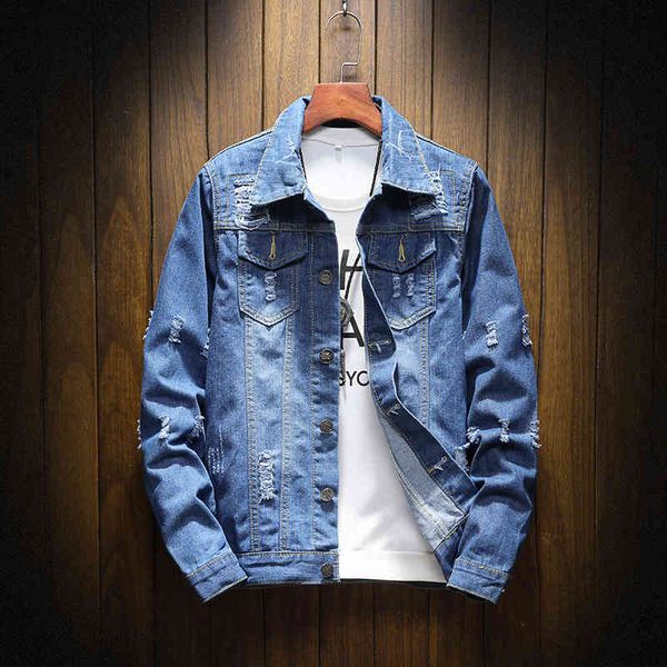 2rwt solid casual slim hole mens denim jacket plus size 5xl lapel men cowboy coat men's jean 092k, Black;brown
2rwt solid casual slim hole mens denim jacket plus size 5xl lapel men cowboy coat men's jean 092k, Black;brown