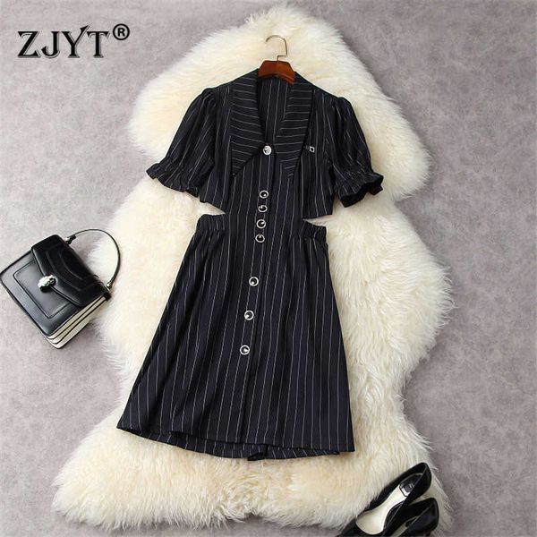 fashion women summer runway designers cutout waist striped blazer dress party cocktail robe femme office lady vestidos 210601, Black;gray
fashion women summer runway designers cutout waist striped blazer dress party cocktail robe femme office lady vestidos 210601, Black;gray