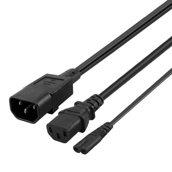 smart power plugs 0.3m/1ft iec320 c14 to c13 and c7 ac adapter cable,c14 male figure 8 female cable
smart power plugs 0.3m/1ft iec320 c14 to c13 and c7 ac adapter cable,c14 male figure 8 female cable