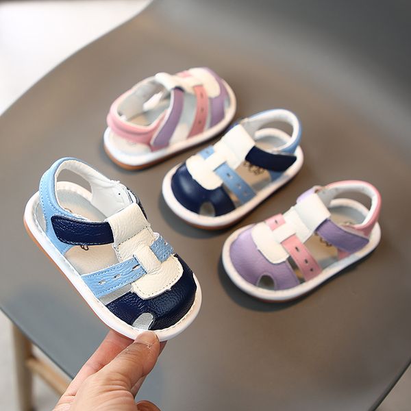 Baby Girls Boys Sandals Summer Infant Toddler Shoes Soft Bottom Genuine Leather Anti-collision Children Kids Casual Beach Shoes, Pink
Baby Girls Boys Sandals Summer Infant Toddler Shoes Soft Bottom Genuine Leather Anti-collision Children Kids Casual Beach Shoes, Pink
