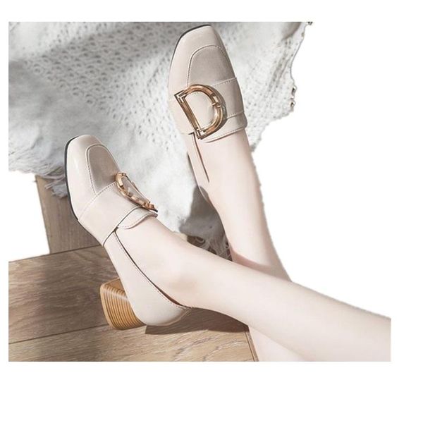 women high heels pumps black white lady patent pu leather thick with autumn pointed single shoes female sandals dress
women high heels pumps black white lady patent pu leather thick with autumn pointed single shoes female sandals dress