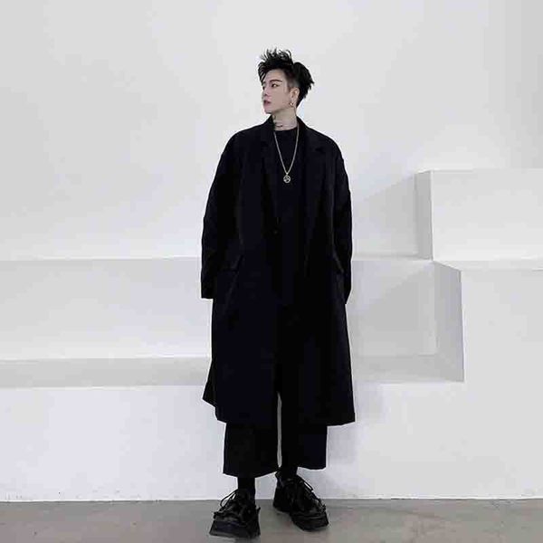 autumn 2021 dark yamamoto loose button of medium length single jacket 3qen, White;black
autumn 2021 dark yamamoto loose button of medium length single jacket 3qen, White;black