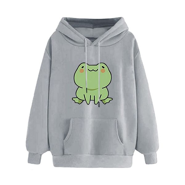 women hoodie hoodies sweatshirts cartoon frog print pullover harajuku long sleeve streetwear sweatshirt clothes, Black
women hoodie hoodies sweatshirts cartoon frog print pullover harajuku long sleeve streetwear sweatshirt clothes, Black