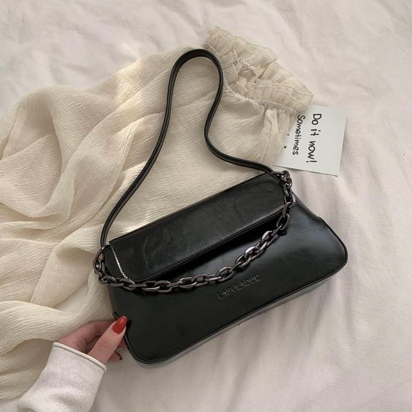 summer flap shoulder bag woman pu leather black letter chain soft underarm crossbody solid hasp versatile purses and handbags bags
summer flap shoulder bag woman pu leather black letter chain soft underarm crossbody solid hasp versatile purses and handbags bags