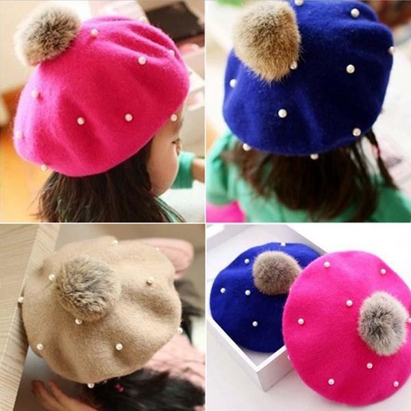 caps & hats handmade pearl fur berets for baby girls with pompom children winter, Yellow
caps & hats handmade pearl fur berets for baby girls with pompom children winter, Yellow